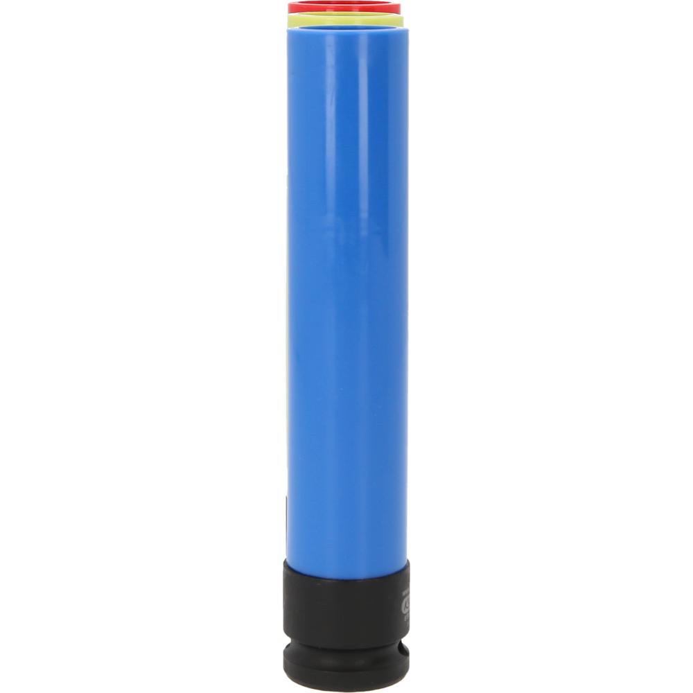 KS Tools Alu-Felgen Kraft-Stecknuss-Satz, extra lang, 3-tlg, 1/2 Zoll, 17, 19, 21 mm