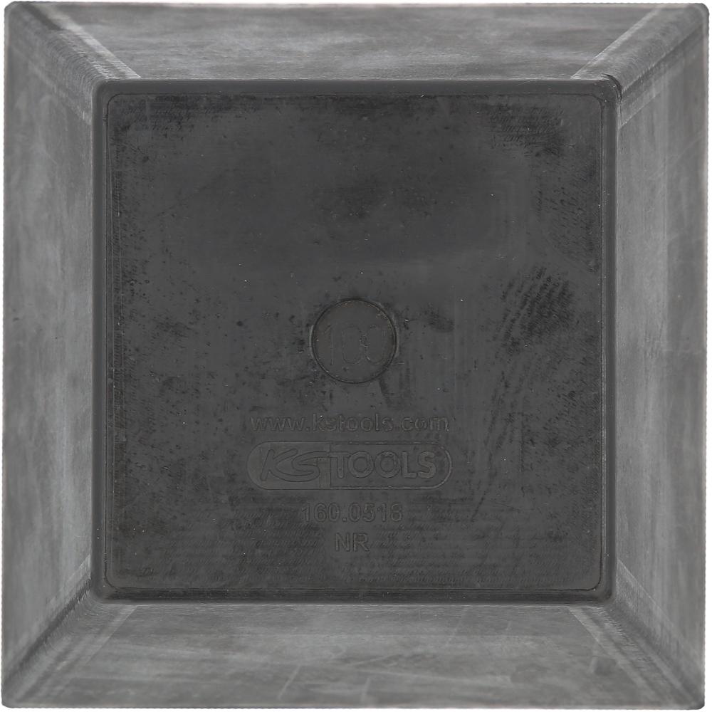 KS Tools Gummiauflage 21 für Hebebühnen, 150 x 150 x 100 mm