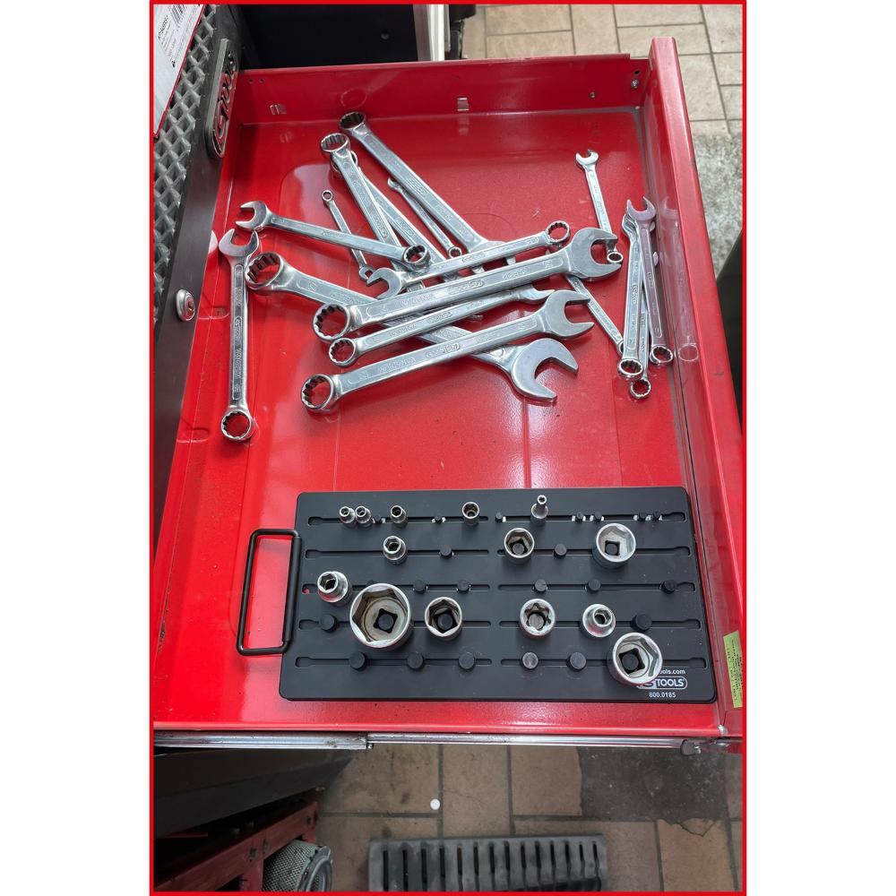 KS Tools Magnetisches Stecknuss-Ordnungssystem, 38-tlg