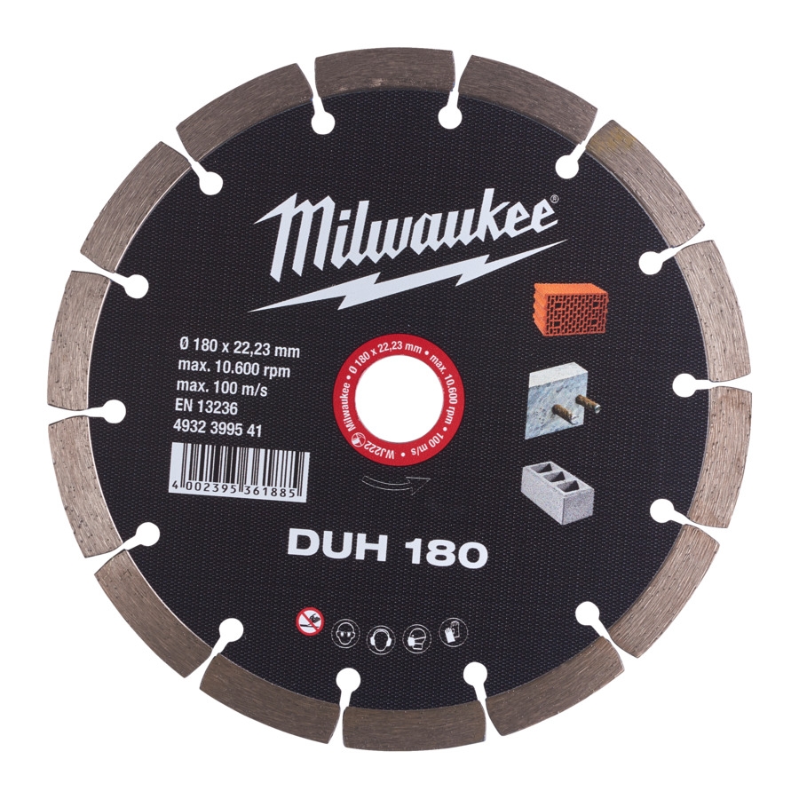 Milwaukee - DIAMANTTRENNSCHEIBE DUH180 - 4932399541