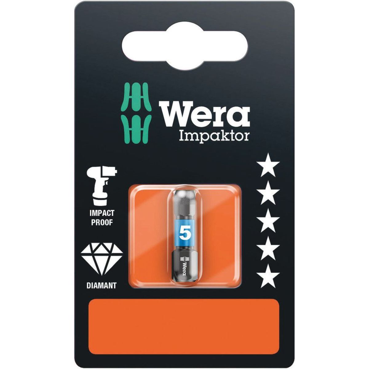 Wera 840/1 IMP DC SB Impaktor Bits