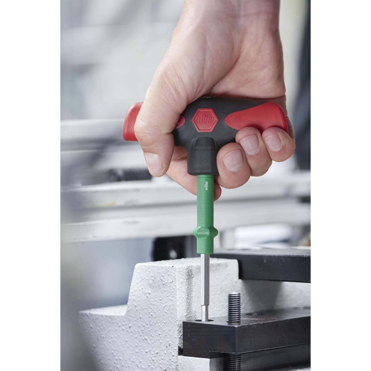 Wiha Drehmoment-Schraubendreher mit Quergriff Set TorqueVario -S 5-14 Nm gemischt 12-teiliges Set variabel einstellbare Drehmomentbegrenzung mit Box
