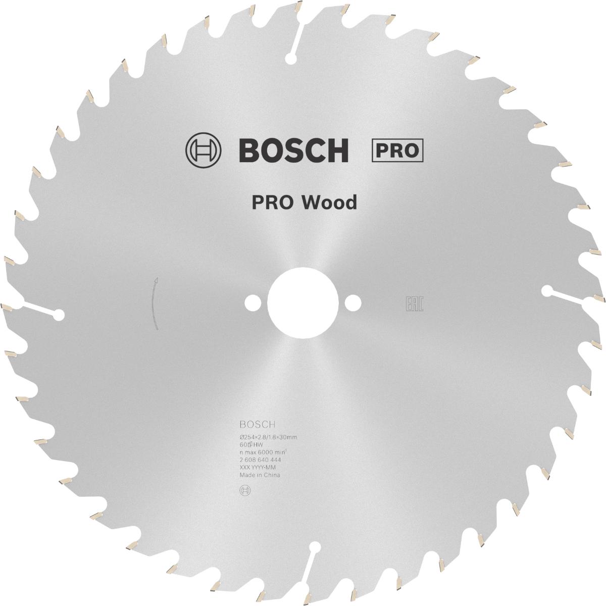Bosch PRO Kreissägeblatt Optiline Wood für Kapp- und Gehrungssäge ø 254 mm