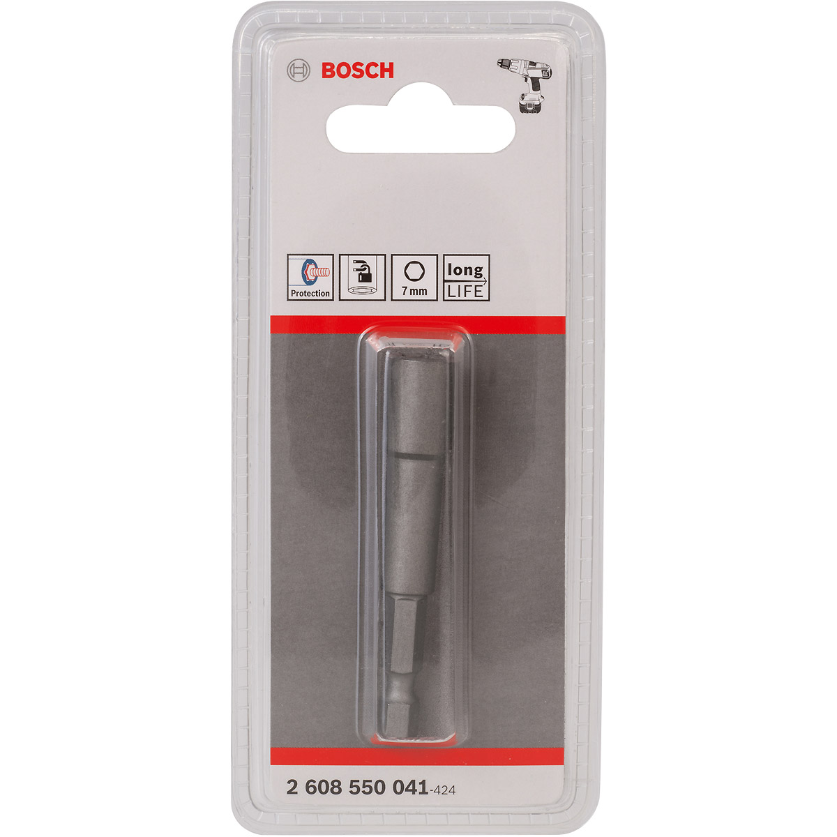 Bosch Steckschlüssel mit Magnet in Verbindung mit Tiefenanschlag 3 600 552 506/3 600 552 507