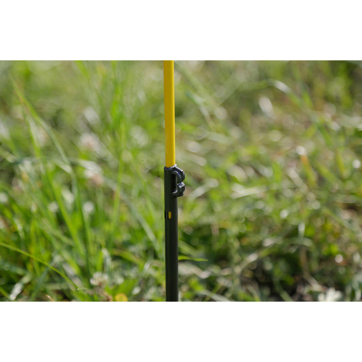 Kerbl Oval-Fiberglaspfahl 106cm Metallnagel