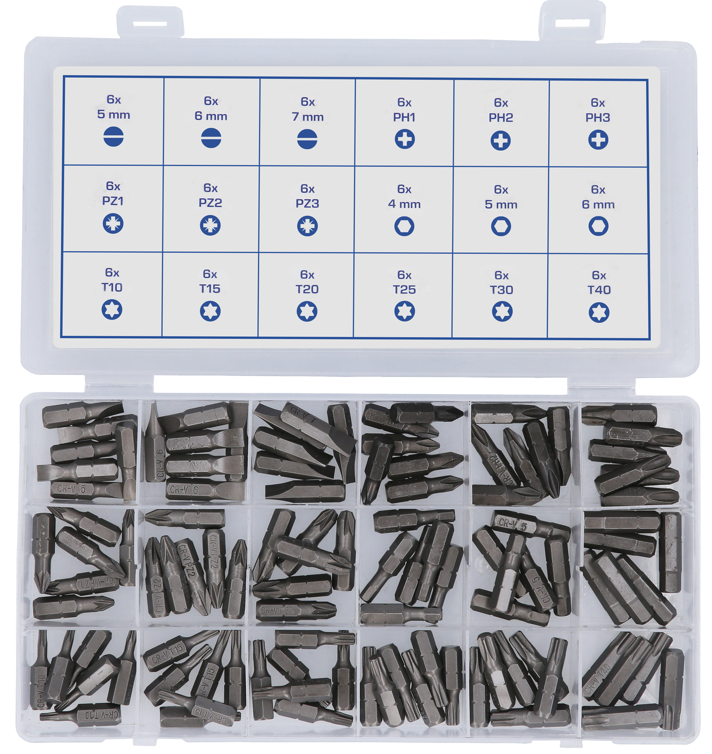 Brilliant Tools Bit-Sortiment, 108-teiliges Set