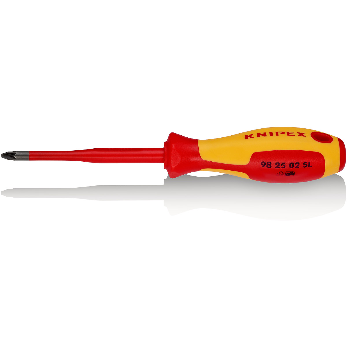 KNIPEX Kreuzschlitz-Schraubendreher Pozi SLIM