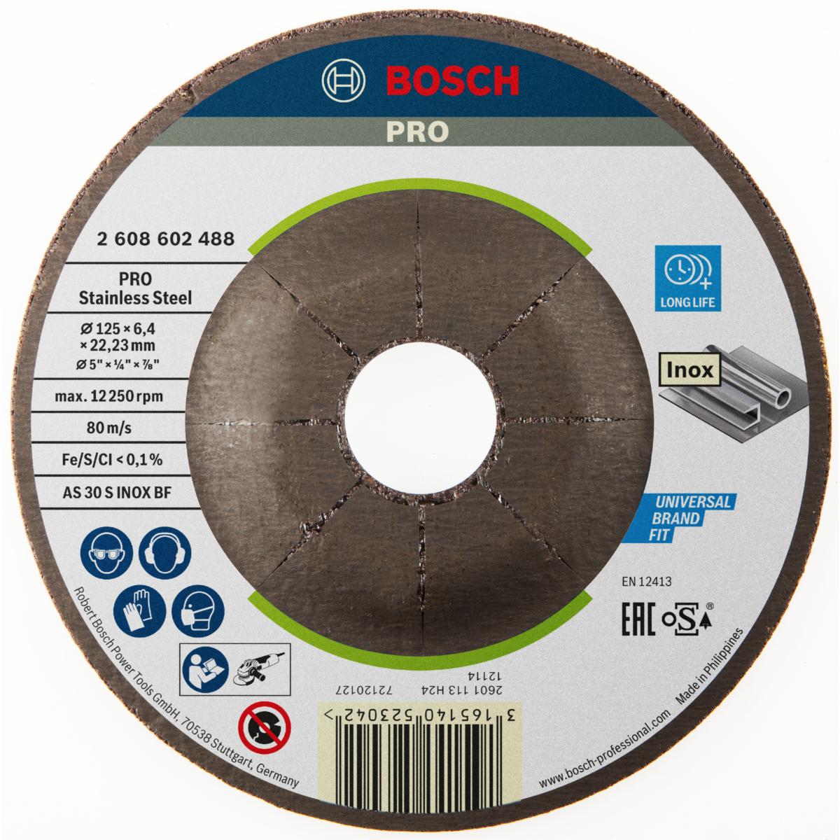 Bosch PRO Schruppscheibe gekröpft Expert für Inox