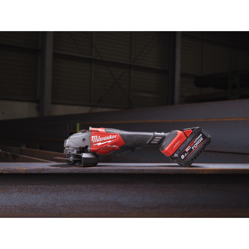 Milwaukee M18 FUEL Akku-Hochleistungswinkelschleifer 125mm mit Geschwindigkeitsregler & ONE-KEY Gen2