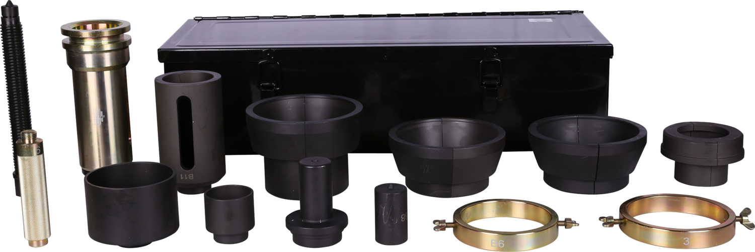 KS Tools Differential-Hauptwellenlager-Abzieher-Satz für DAF und Scania, 14-tlg