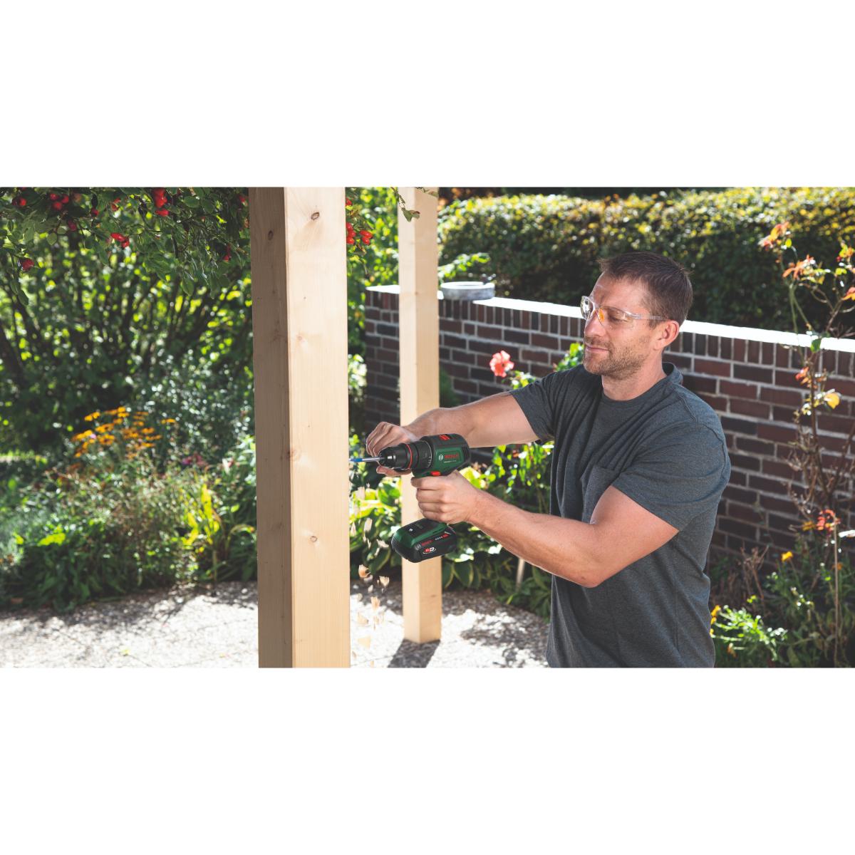 Bosch Akku-Bohrschrauber AdvancedDrill 18V-80 QuickSnap,2 x Akku PBA 18V 2.5Ah