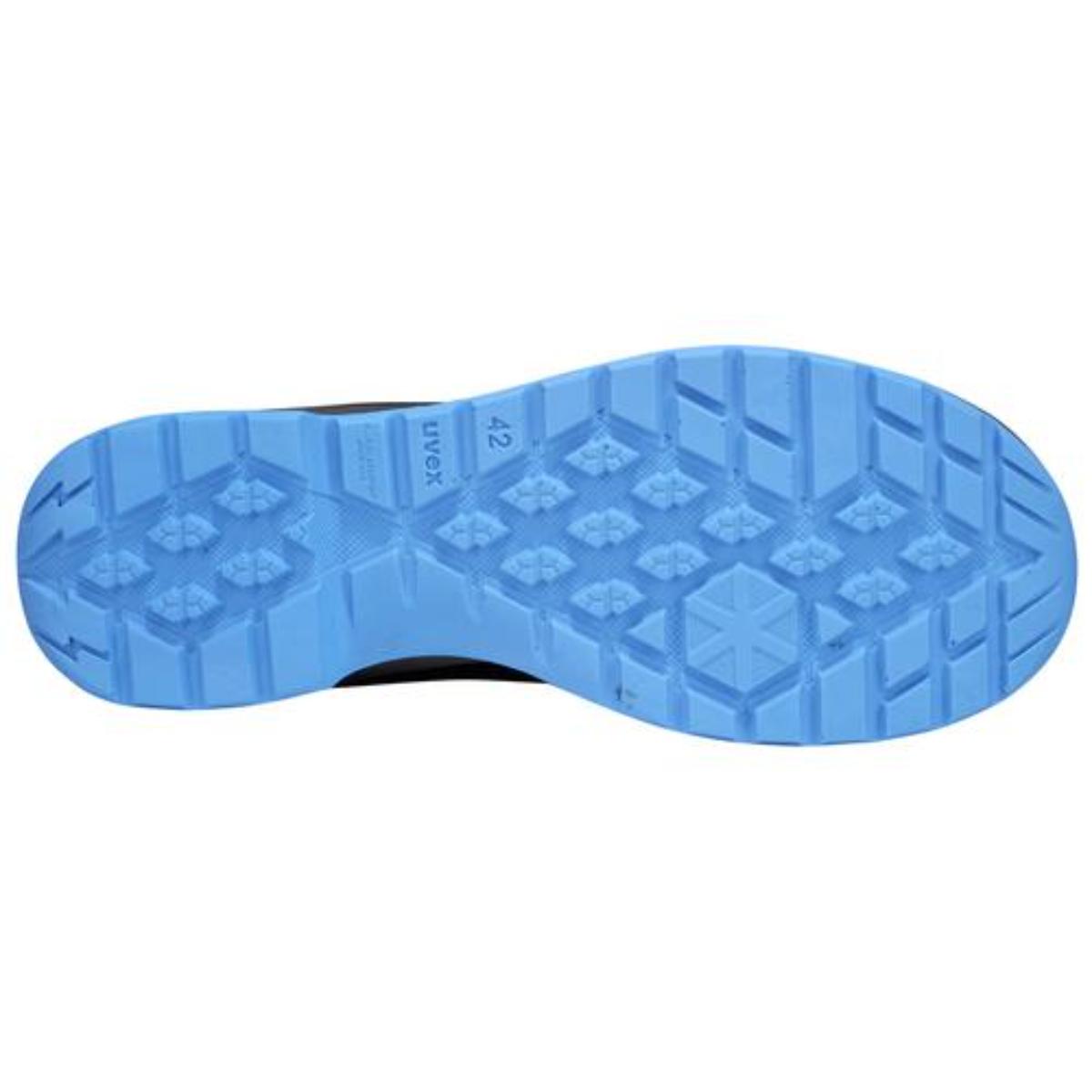 uvex 2 trend Sicherheitsschuh Sandalen S1P, blau/schwarz