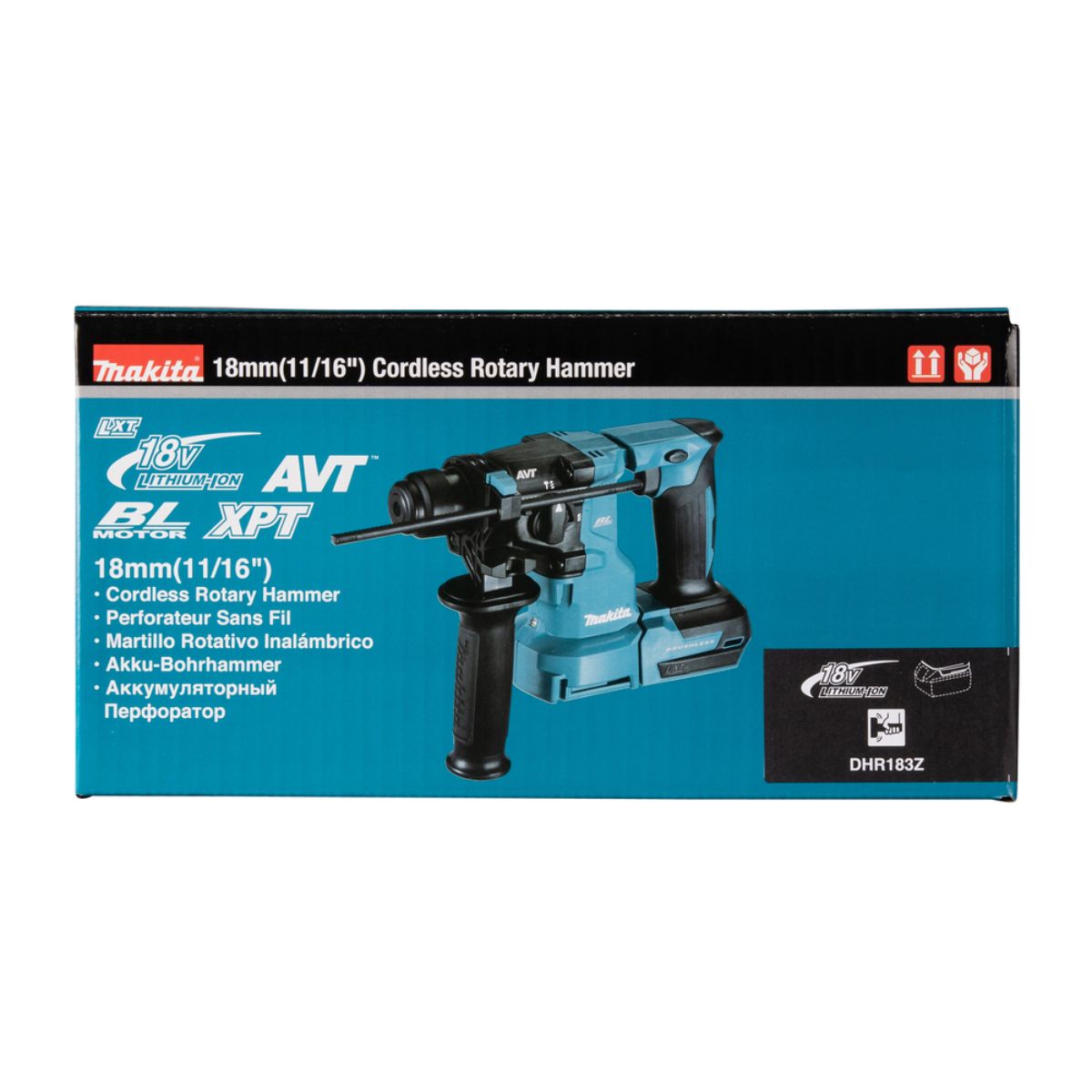 Makita Akku-Kombihammer für SDS-PLUS 18V (ohne Akku, ohne Ladegerät) DHR183Z