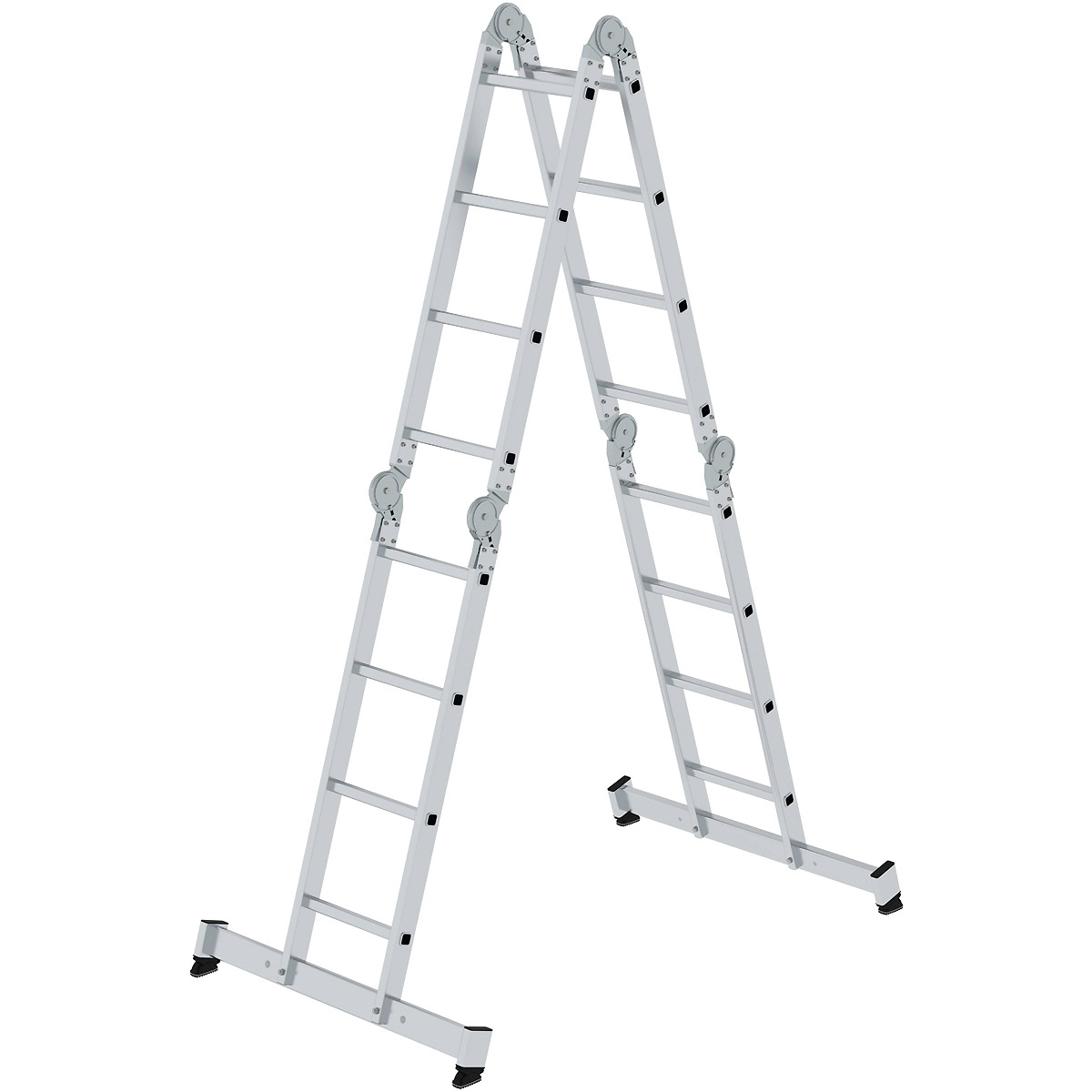 Munk Vielzweckleiter 4-teilig mit nivello®-Traverse