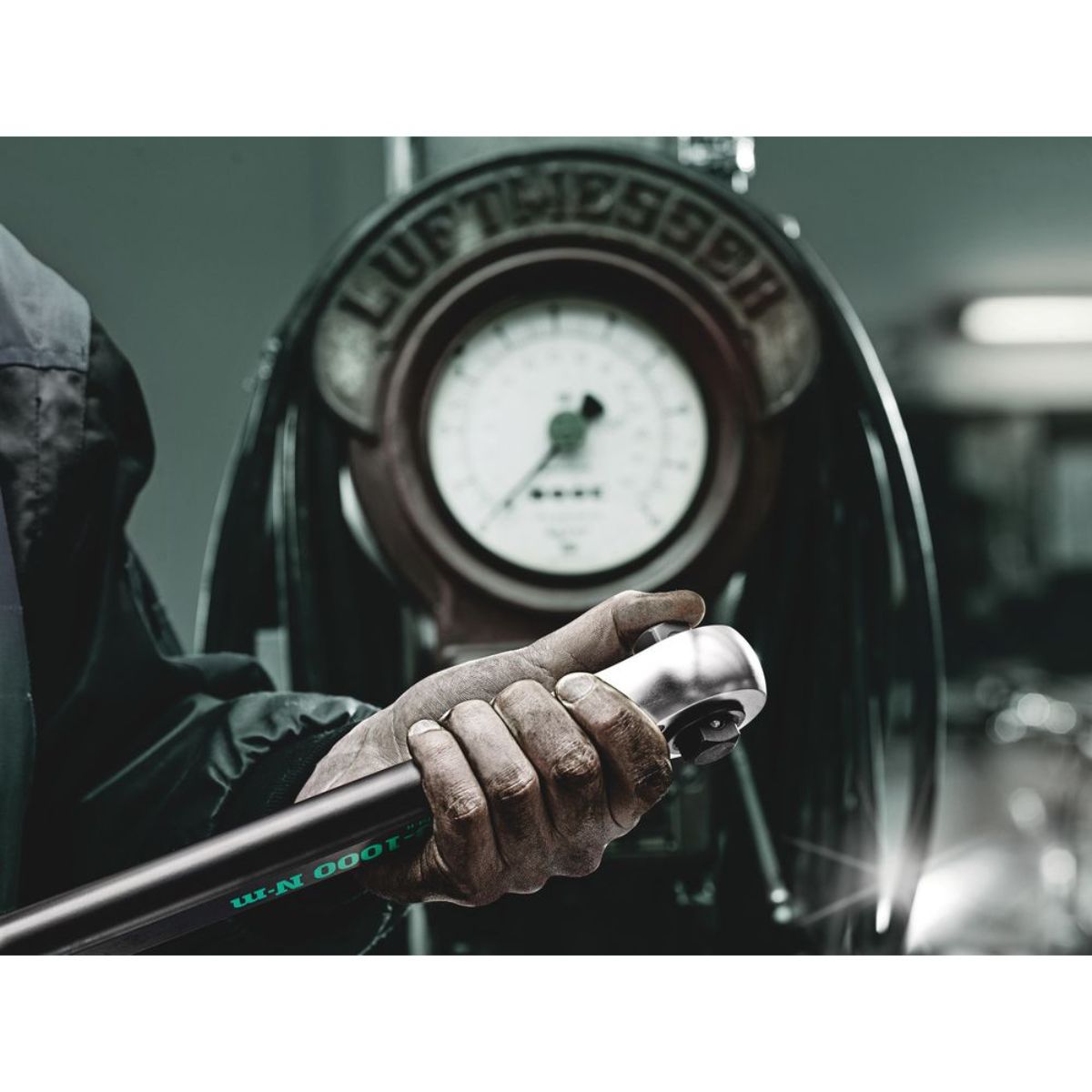 Wera Click-Torque E 1 Push R/L Drehmomentschlüssel für Rechts- & Linksanzug, 200-1000 Nm