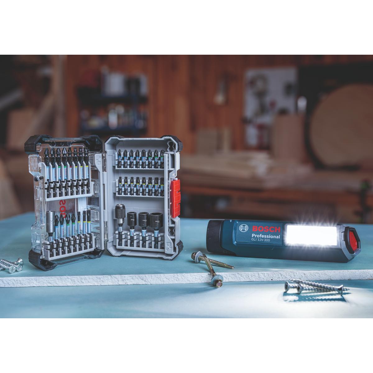 Bosch PRO Impact BitSet, 36-teilges Set, GLI 12V-300