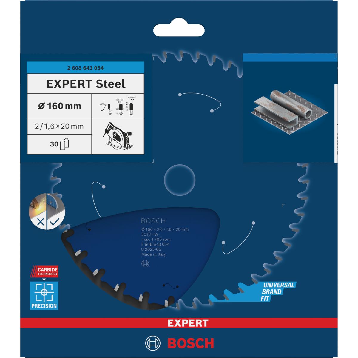 Bosch Kreissägeblatt Expert for Steel