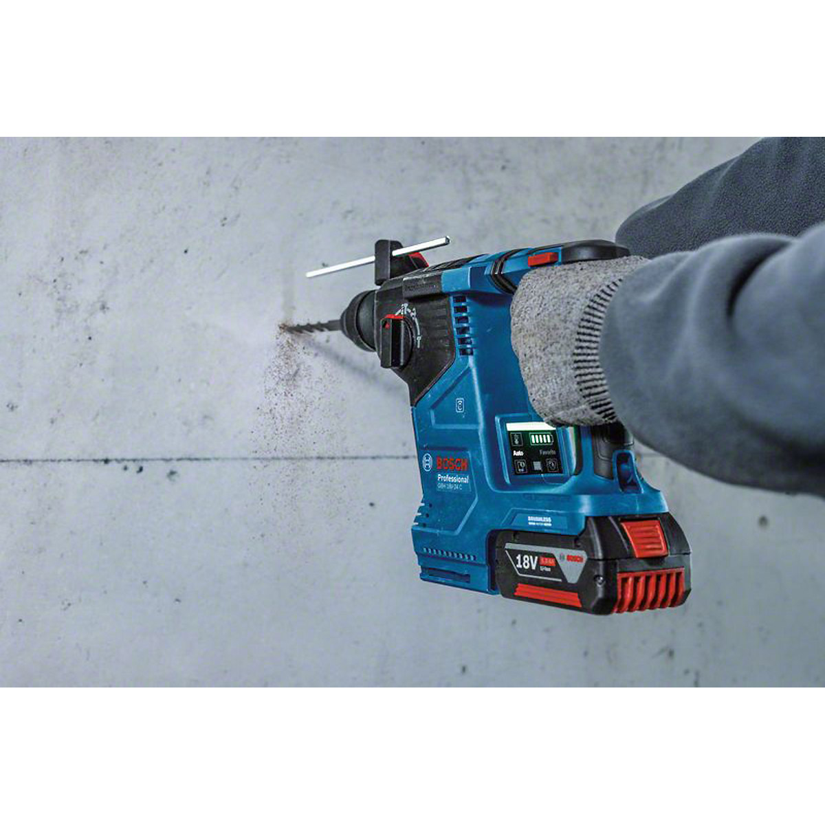 Bosch Akku-Bohrhammer mit SDS plus GBH 18V-24 C mit L-BOXX