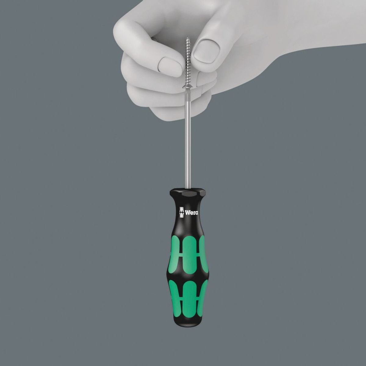 Wera 367/6 TORX HF Kraftform Plus Schraubendrehersatz mit Haltefunktion + Rack, 6-teilig