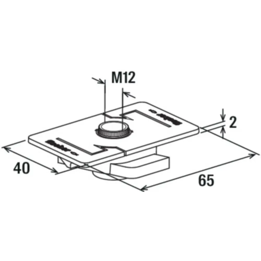 Fischer Kreuzschiebeschlitten mittel FCSM M12