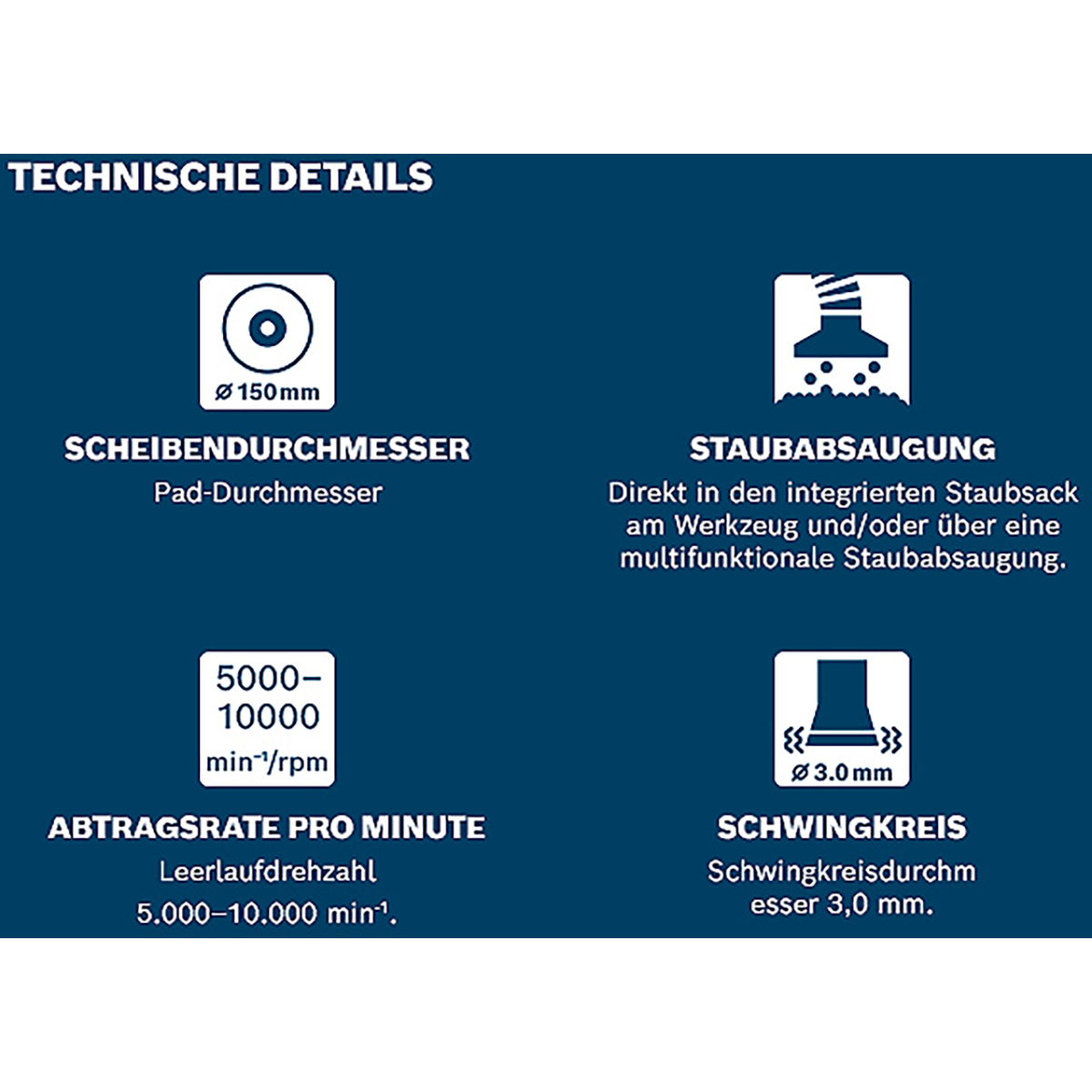 Bosch Akku-Exzenterschleifer GEX 18V-150-3, L-BOXX 162