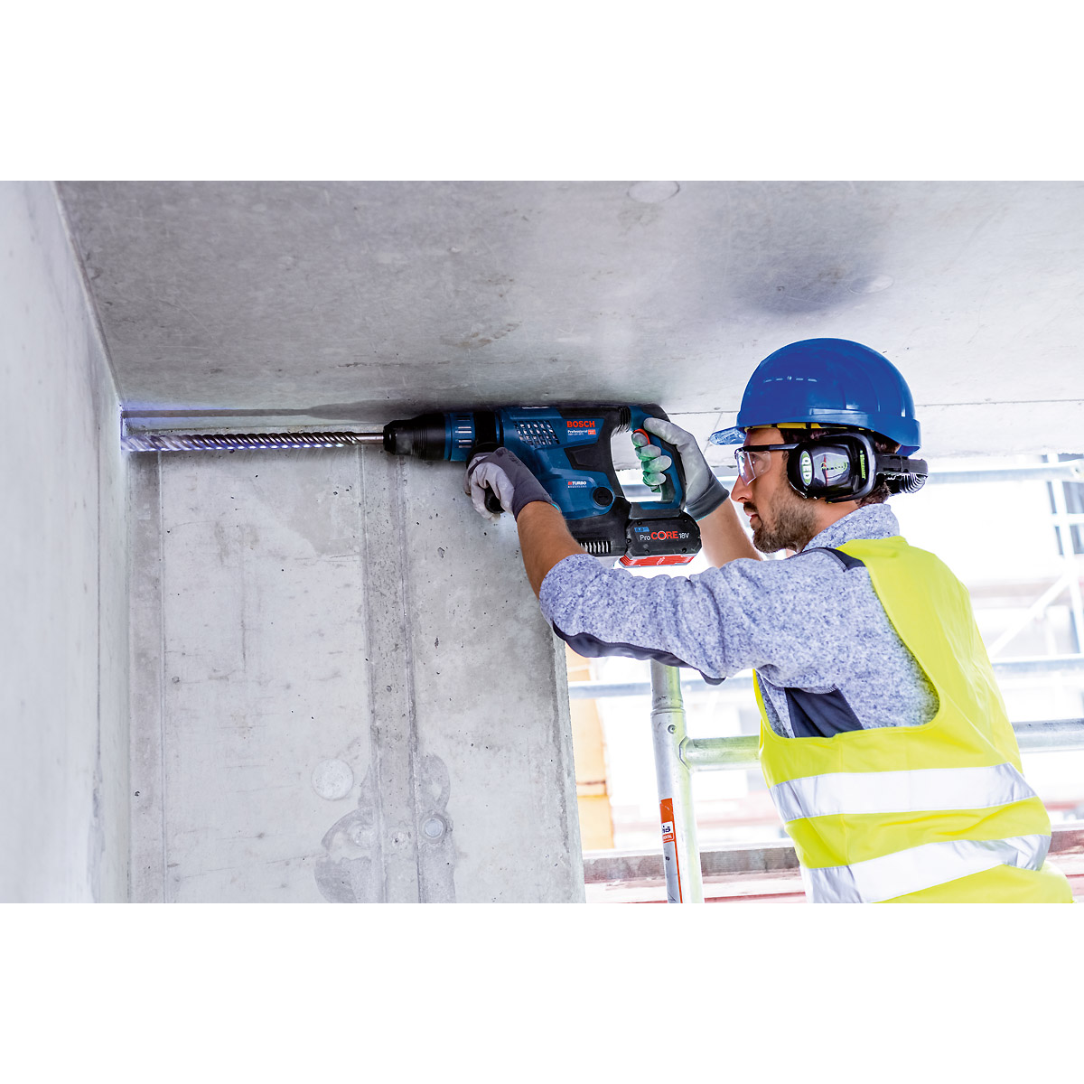Bosch Akku-Bohrhammer BITURBO mit SDS max GBH 18V-36 C