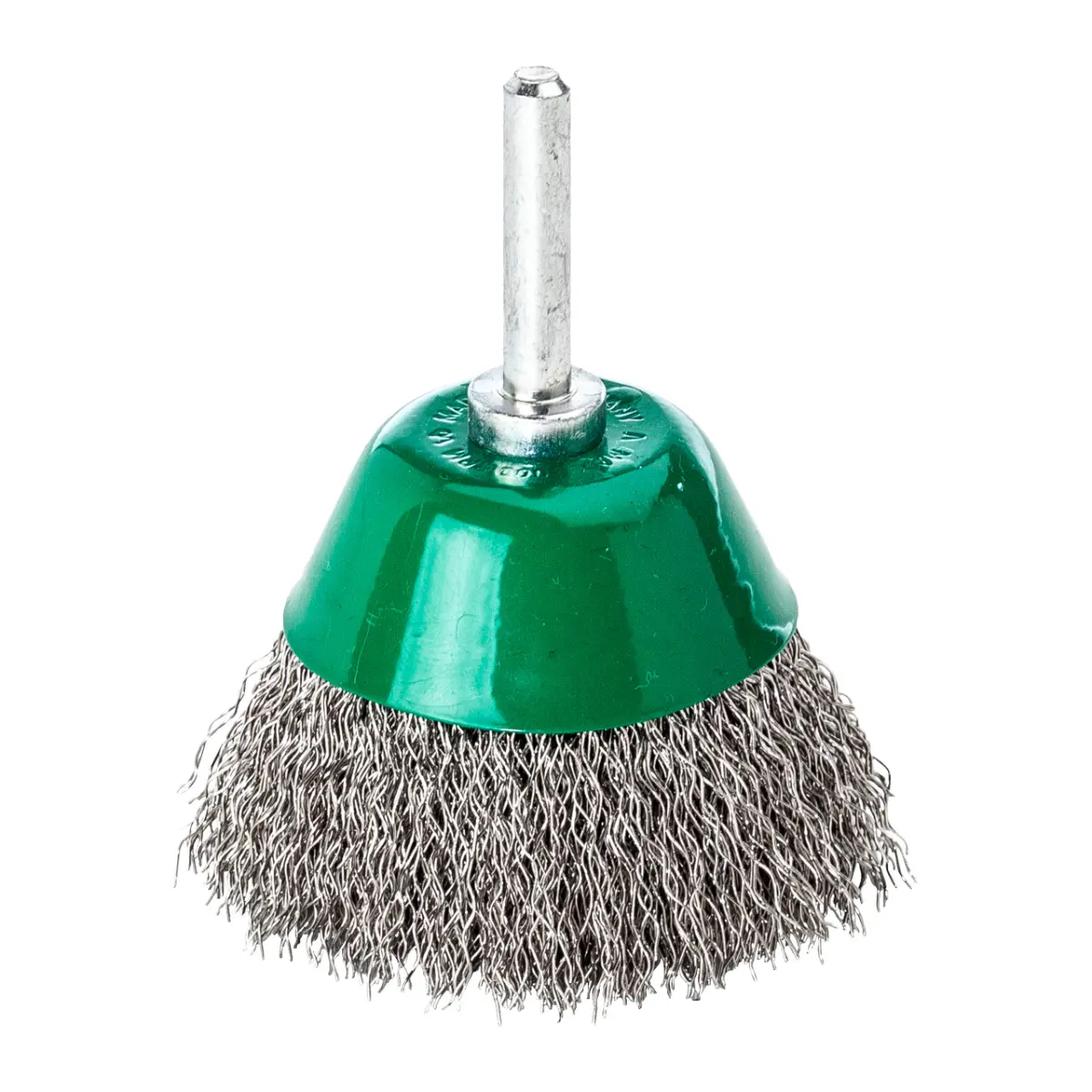 Milwaukee Topfbürste für Geradschleifer, gewellt, Edelstahl 50 x 20 x 0,3 mm, 6 mm Schaft
