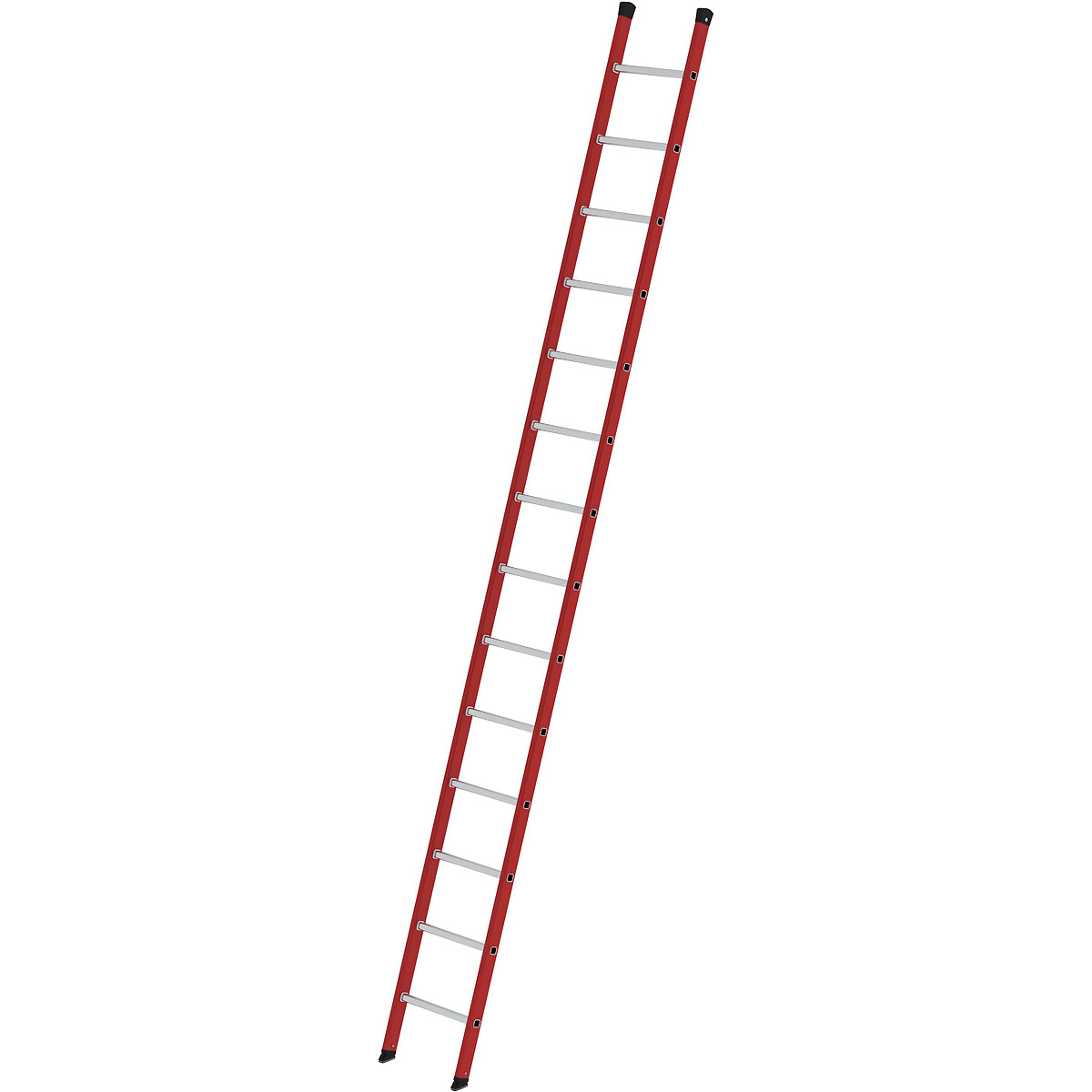 Munk Sprossen-Anlegeleiter GFK/Alu ohne Traverse