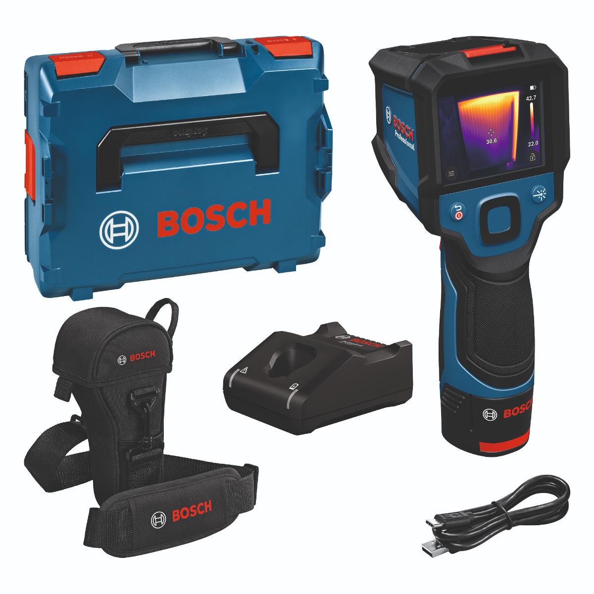 Bosch Wärmebildkamera GTC 12V-450-13, 1 x Akku GBA 12V 2.0Ah in L-BOXX