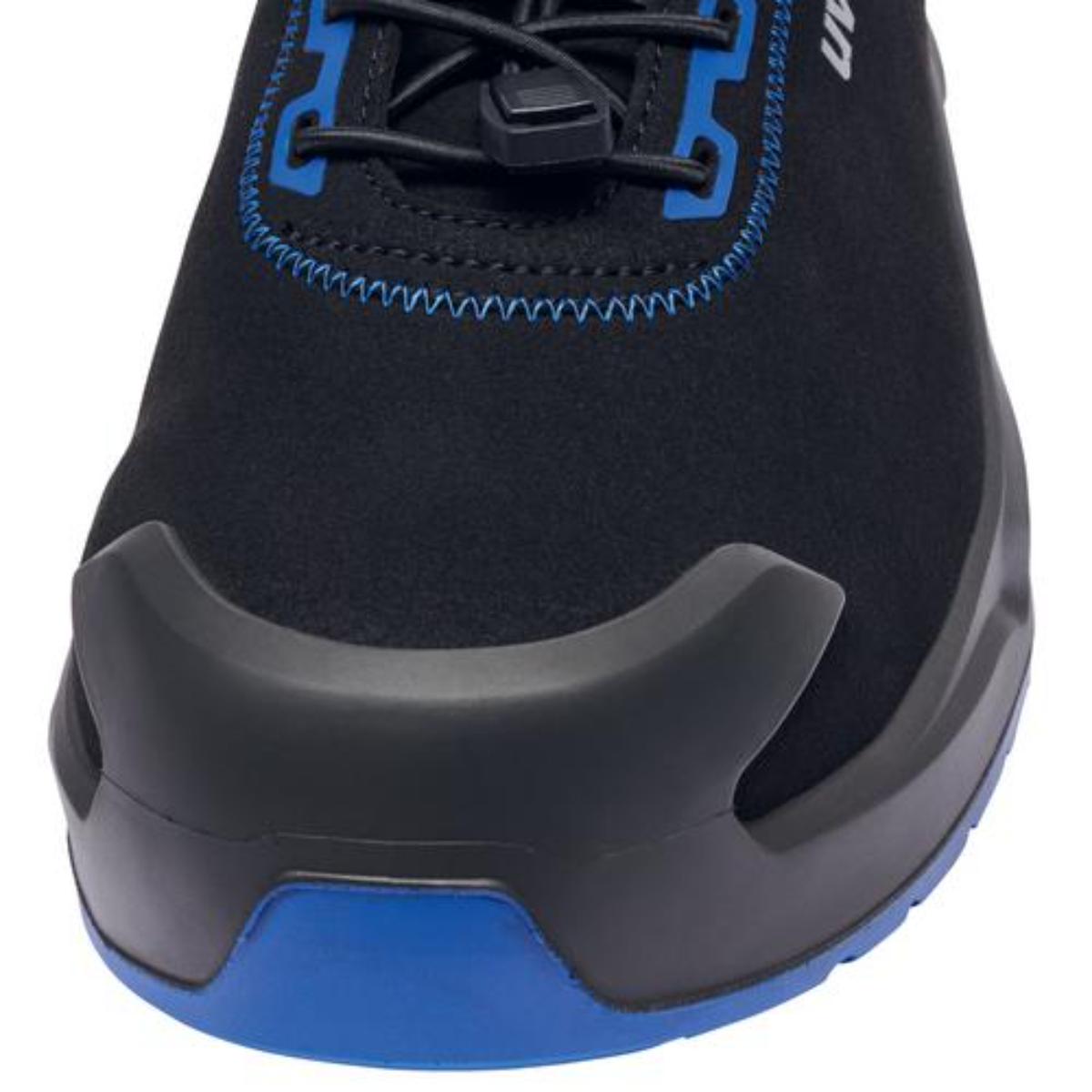 uvex 1 x-craft Sicherheitsschuh Halbschuhe S2, schwarz/blau