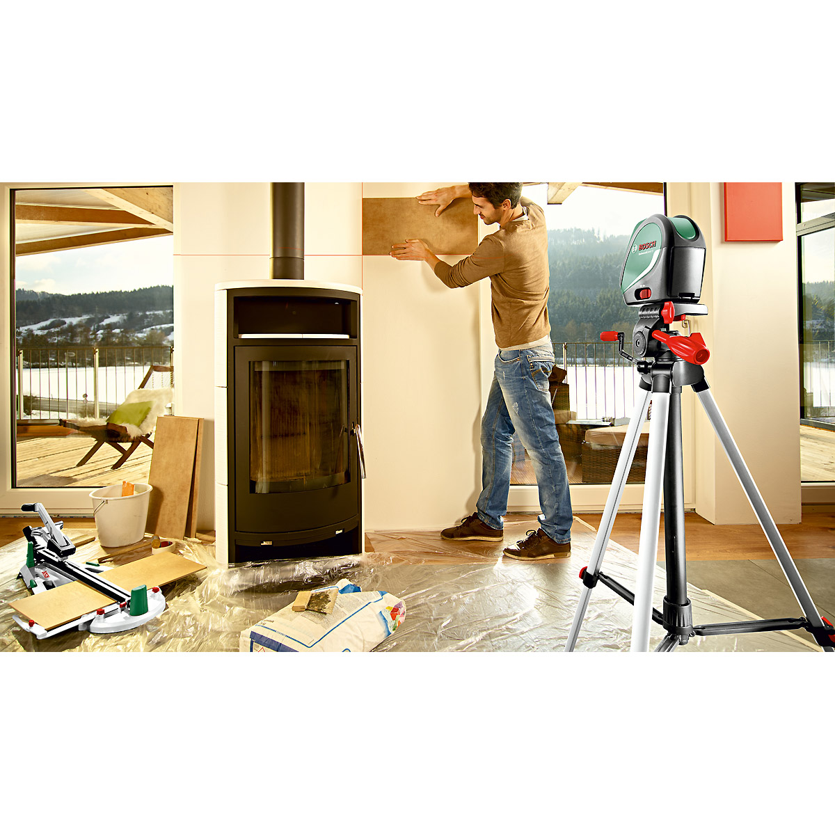 Bosch Kreuzlinien-Laser UniversalLevel 3