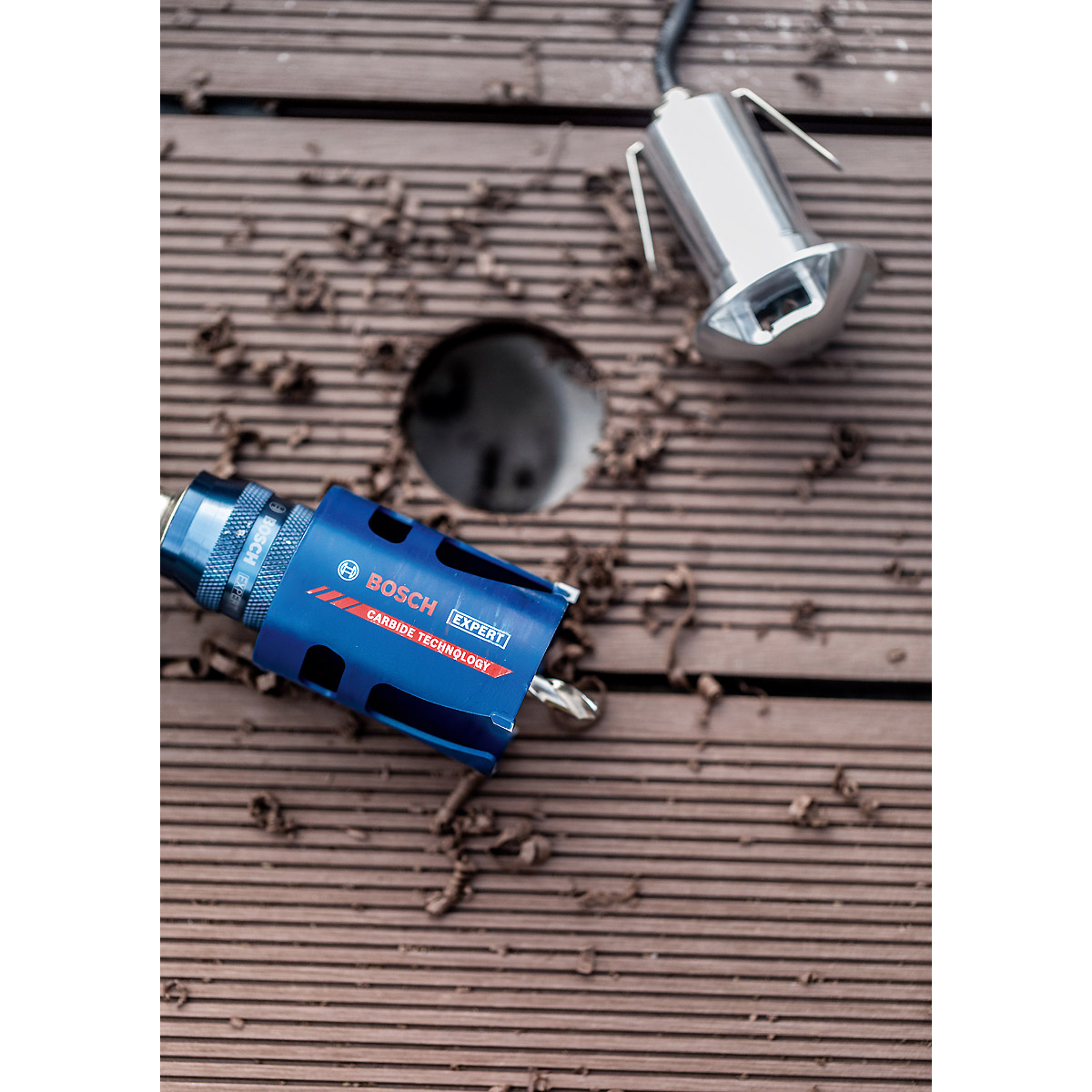 Bosch EXPERT Construction Material Power Change Plus Lochsäge, 41 x 60 mm
