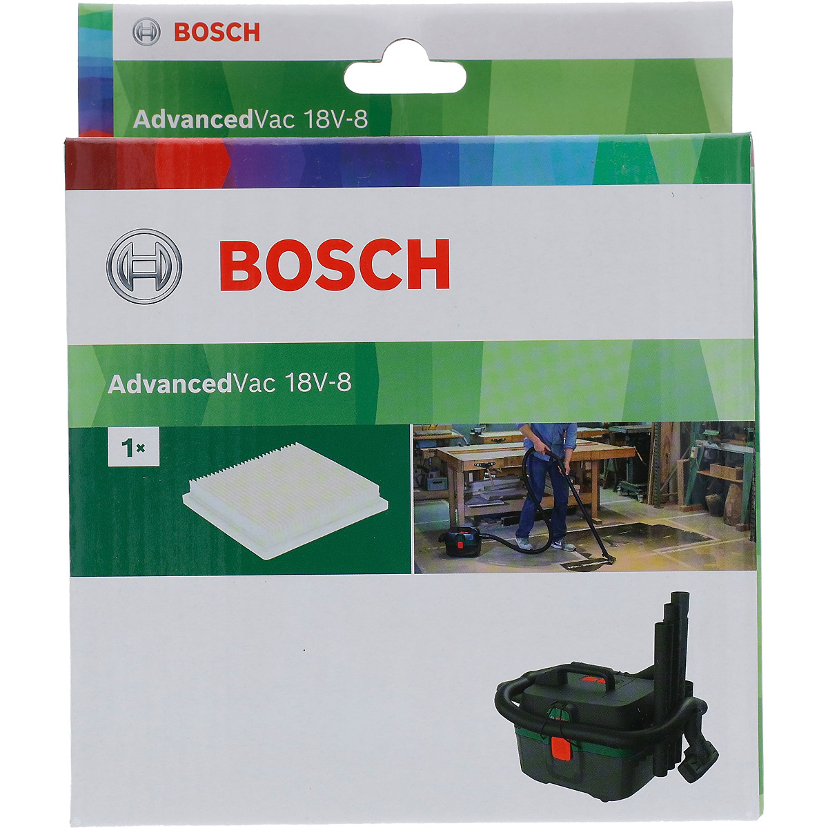 Bosch Flacher Plisseefilter