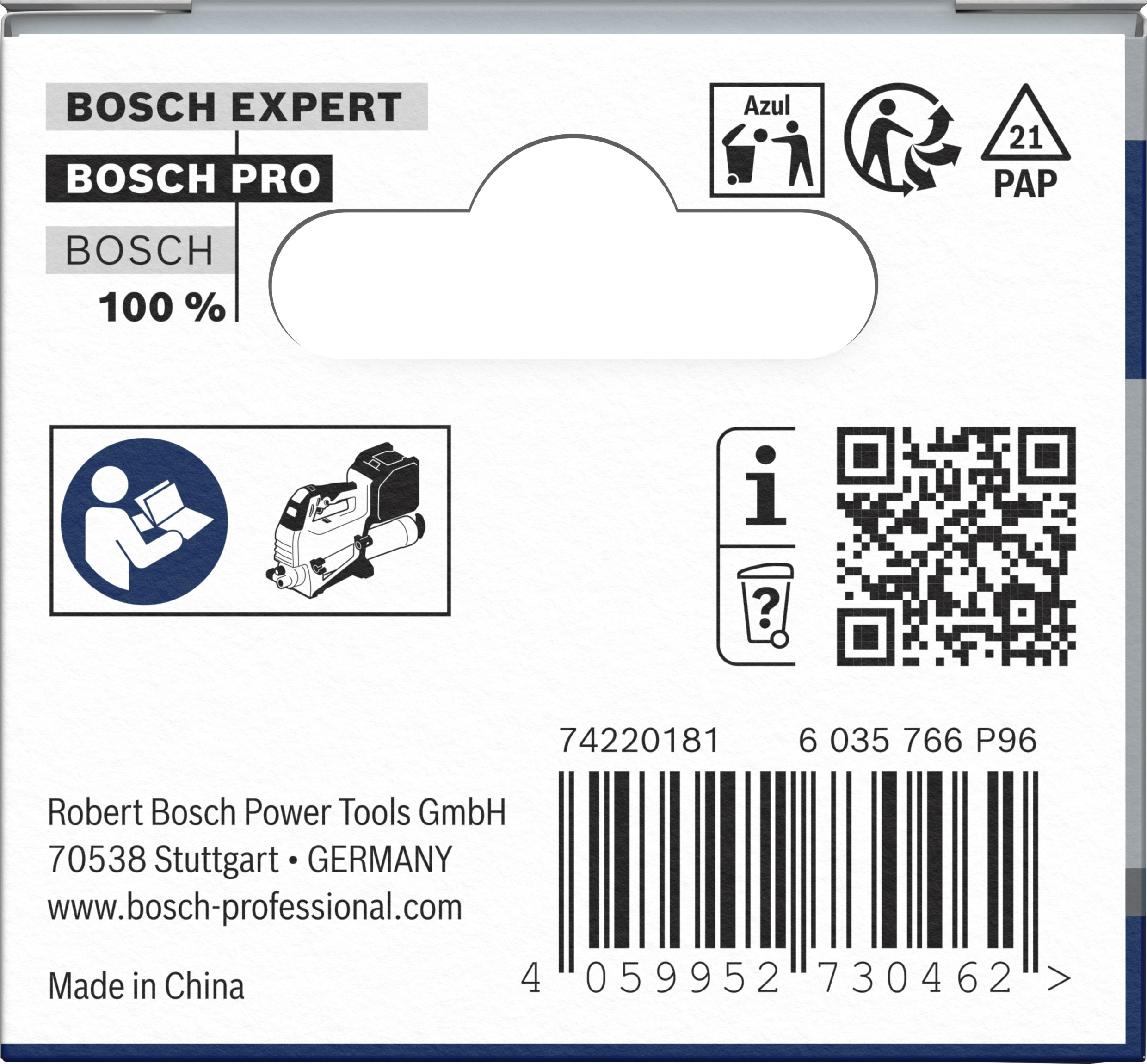 Bosch PRO Adapter für Fettpresse GFP 18V-10, 400g Schraubkartusche