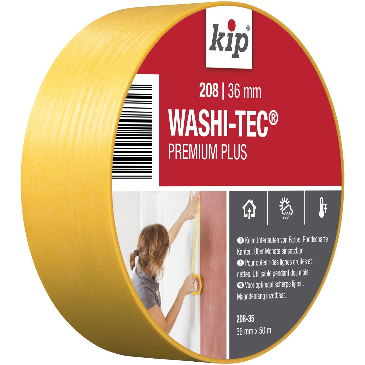Kip 208 WASHI-TEC Goldkrepp