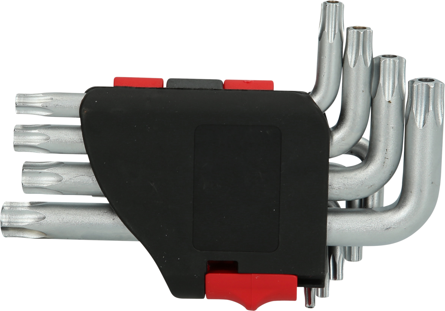 KS Tools Torx-Winkelstiftschlüssel-Satz mit Bohrung, kurz, 9-tlgTB10-TB50