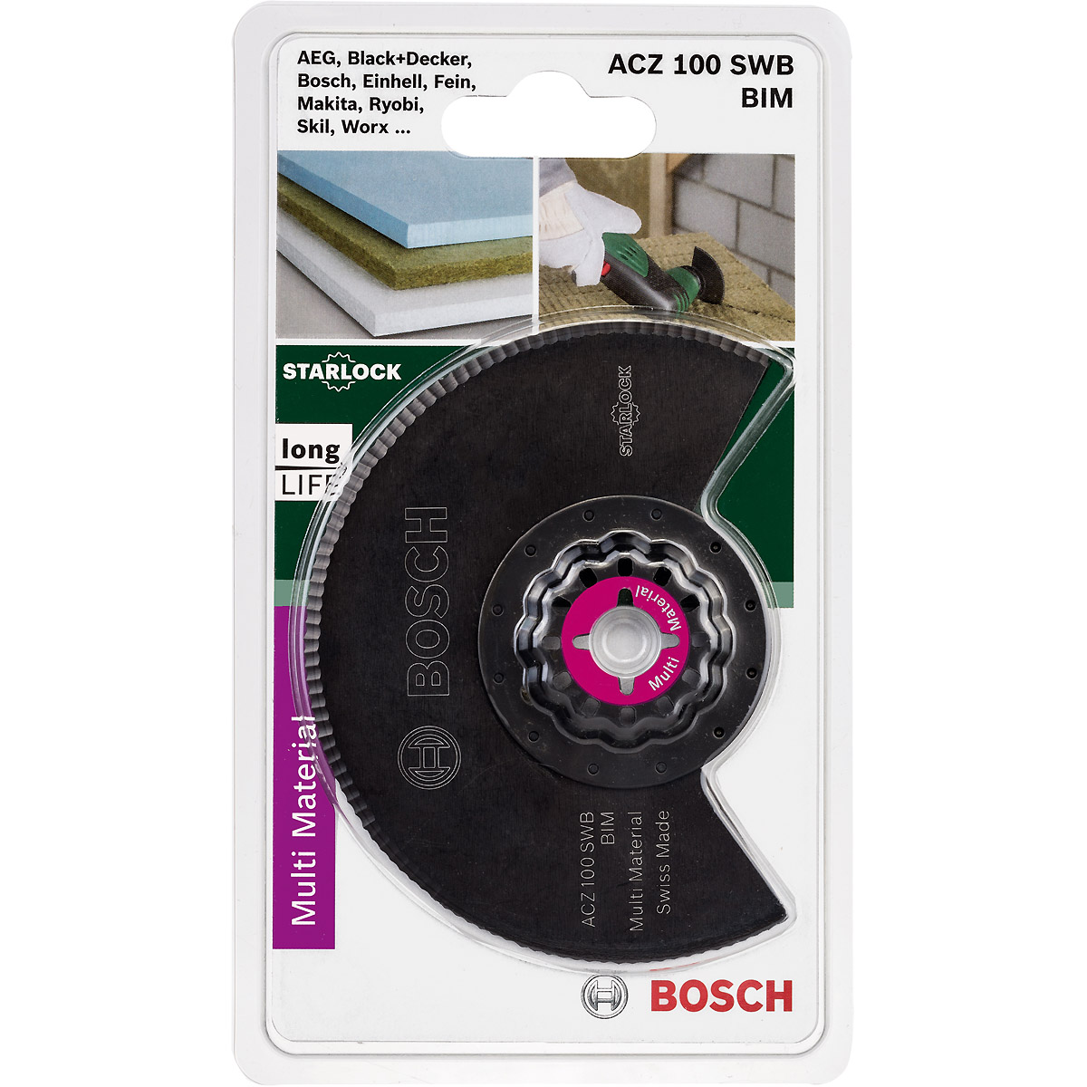 Bosch BIM Segmentwellenschliffmesser ACZ 100 SWB Starlock, 100 mm