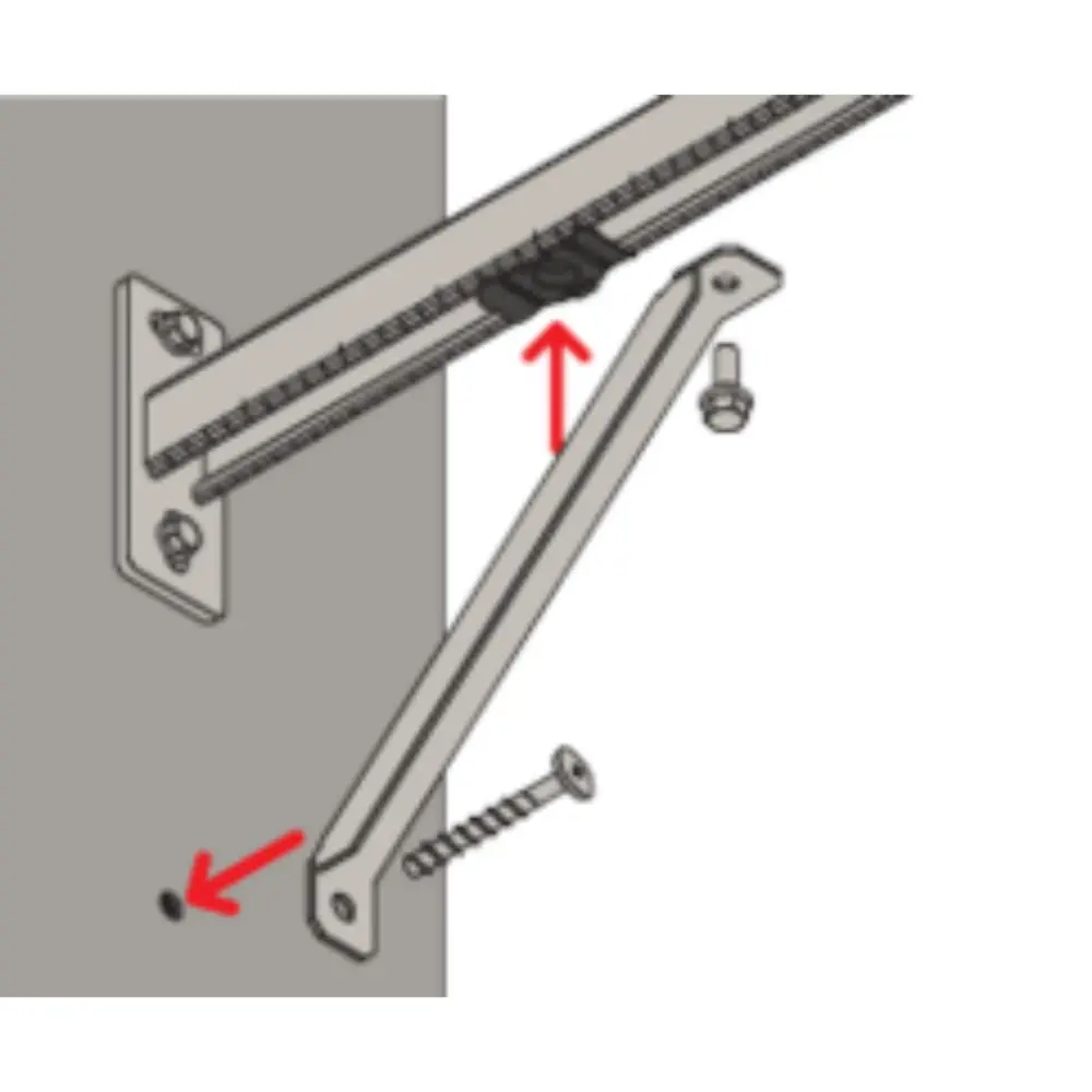Fischer Winkelstütze WS 31-45°