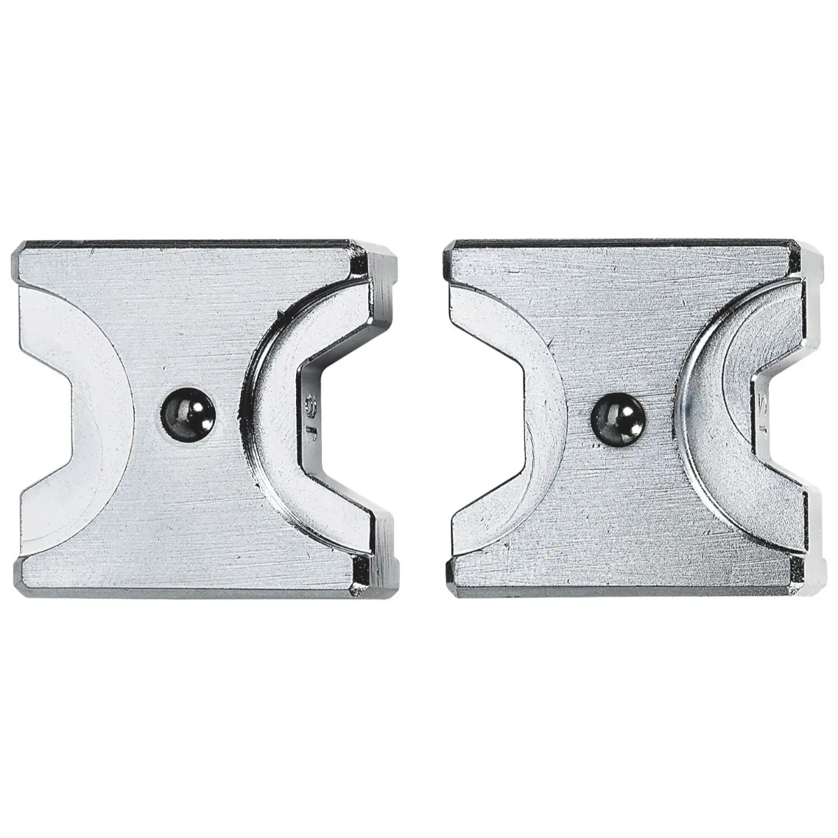 Rennsteig Sechskant-Doppel-Crimpeinsatz für Cu-Presskabelschuhe und Rohrkabelschuhe, Pressbreite 7 mm, Cu 10/70 mm²