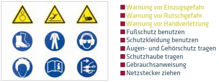 ELMAG Warnschild 'ALU' 100x75mm