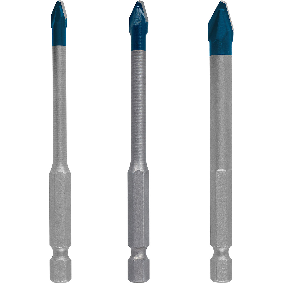 Bosch EXPERT HardCeramic HEX-9 Bohrer-Set, 3-tlg., für Dreh- und Schlagbohrer