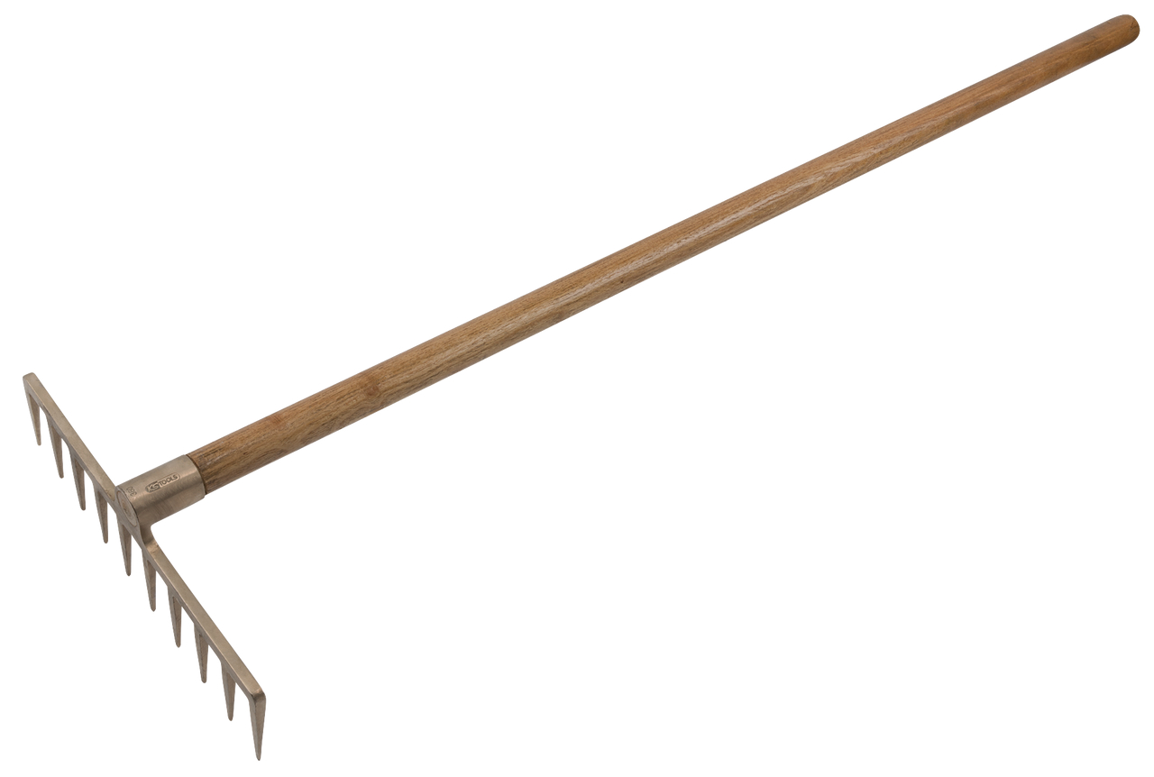 KS Tools BRONZEplus Rechen mit Stiel 1600 mm