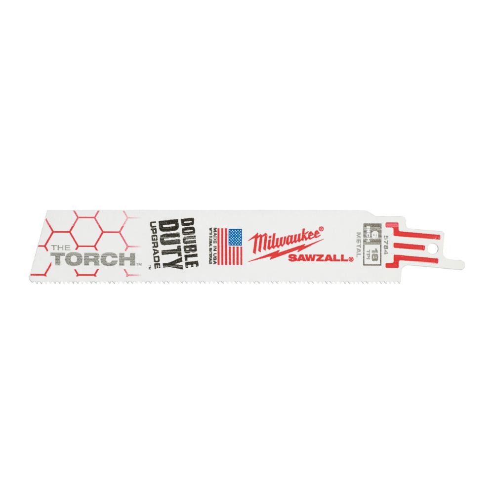 Milwaukee Säbelsägeblatt Metall THE TORCH 18TPI - 5 Stück