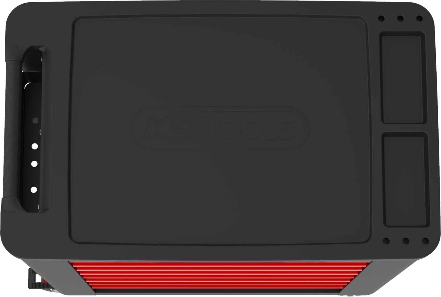 KS Tools PERFORMANCEplus P15 SCHWARZ-ROT Werkstattwagen mit 8 Schubladen