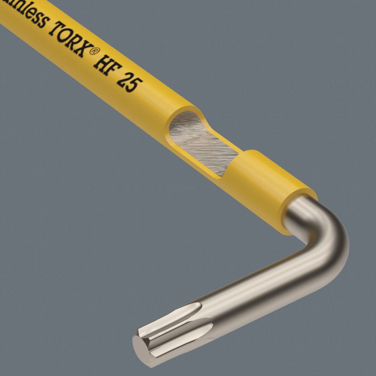 Wera 3967 SXL HF TORX Winkelschlüssel Multicolour mit Haltefunktion, lang, Edelstahl