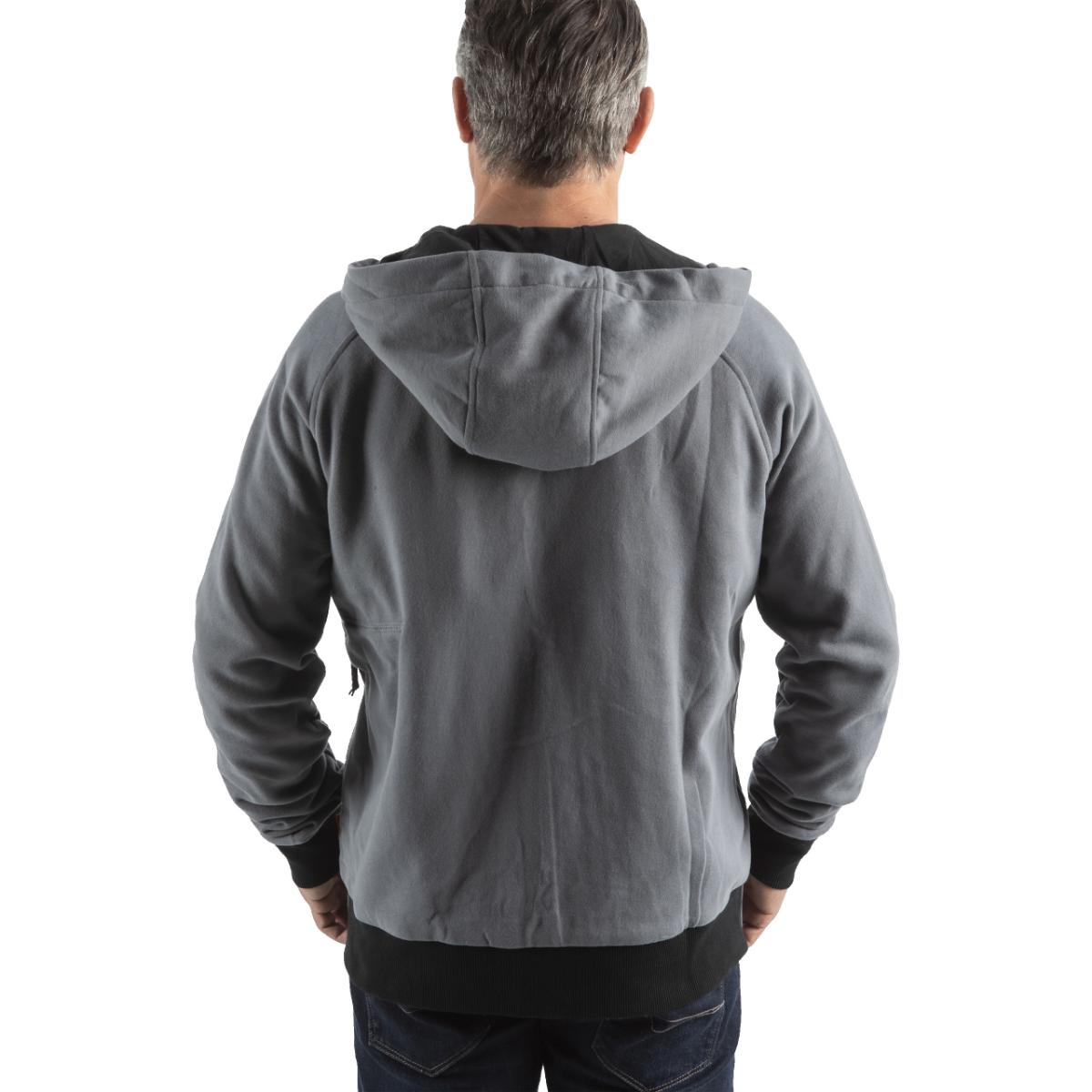 Milwaukee Herren 12 V Akku-Heiz-Kapuzenpullover Herren grau, ohne Akku & Ladegerät M12HHGREY4