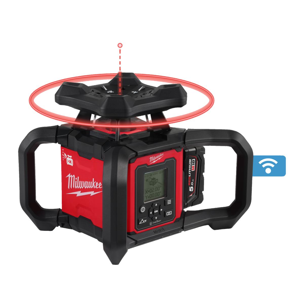 Milwaukee M18 ONE-KEY Akku-Rotationslaser M18RLOHV1200-501C