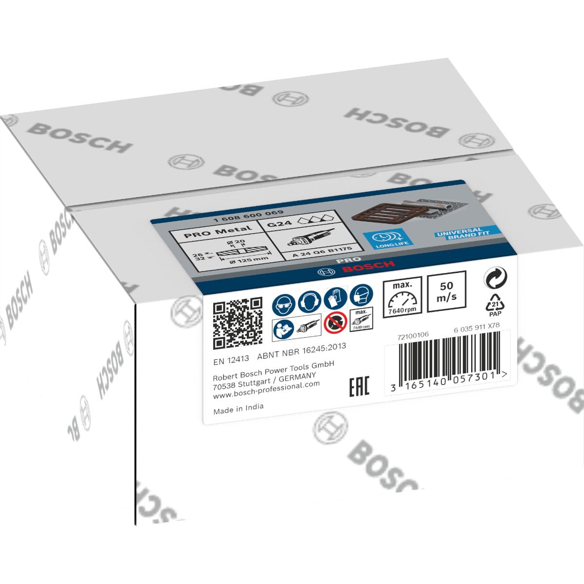 Bosch PRO Schleifscheibe für Geradschleifer