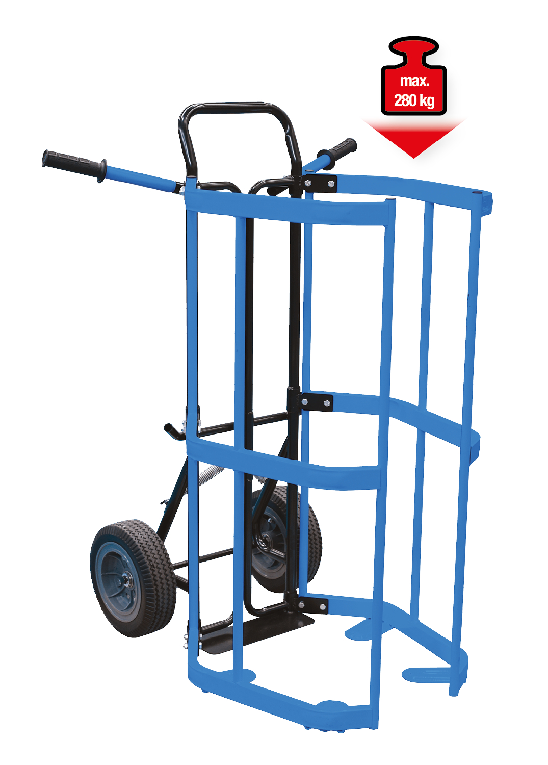 KS Tools Räder-und Fasswagen, 280kg