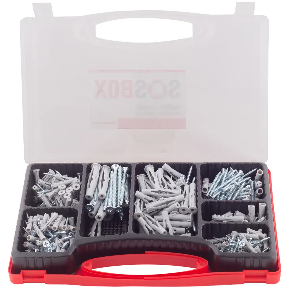 Fischer Dübelsortiment SOSBOX Dübel S/FU+Schrauben (360)